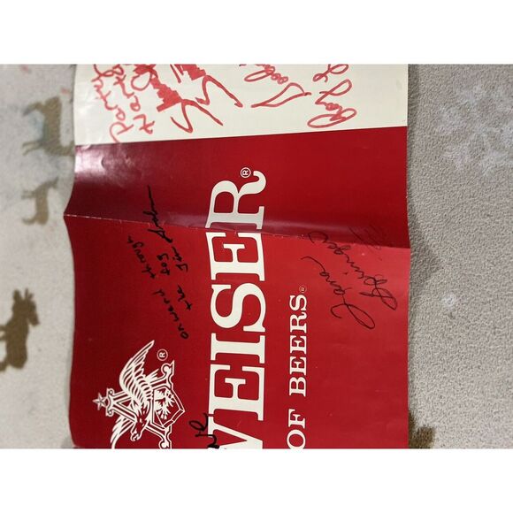 VTG Rodeo Memorabilia 1982 Winston Rodeo Series Give'em Hell Rodeo Club SIGNED - Picture 14 of 16